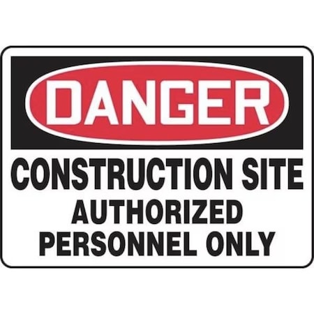Accuform OSHA DANGER SAFETY SIGN CONSTRUCTIO MADM046VP MADM046VP
